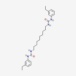 molecular formula C28H42N4O2 B11565546 1,1'-Decane-1,10-diylbis[3-(3-ethylphenyl)urea] 