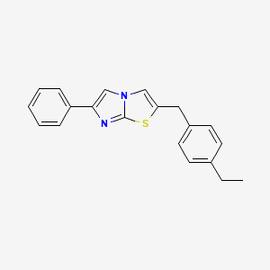 2-(4-Ethylbenzyl)-6-phenylimidazo[2,1-b][1,3]thiazole