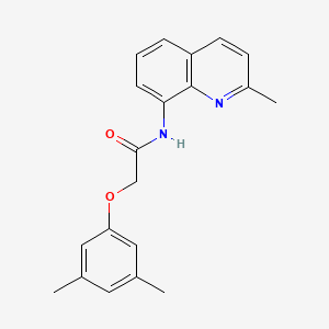 2-(3,5-dimethylphenoxy)-N-(2-methylquinolin-8-yl)acetamide