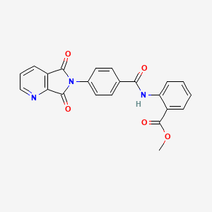 methyl 2-({[4-(5,7-dioxo-5,7-dihydro-6H-pyrrolo[3,4-b]pyridin-6-yl)phenyl]carbonyl}amino)benzoate