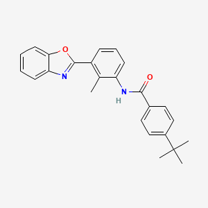 N-[3-(1,3-benzoxazol-2-yl)-2-methylphenyl]-4-tert-butylbenzamide