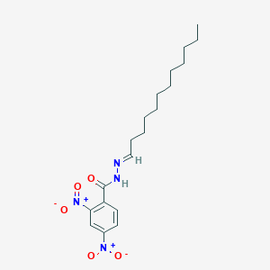 molecular formula C19H28N4O5 B11565643 N'-[(1E)-dodecylidene]-2,4-dinitrobenzohydrazide 