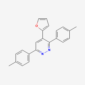 4-(Furan-2-yl)-3,6-bis(4-methylphenyl)pyridazine