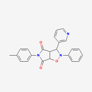 5-(4-methylphenyl)-2-phenyl-3-(pyridin-3-yl)dihydro-2H-pyrrolo[3,4-d][1,2]oxazole-4,6(3H,5H)-dione