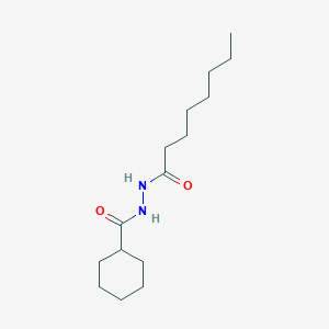 molecular formula C15H28N2O2 B11565721 N'-octanoylcyclohexanecarbohydrazide 