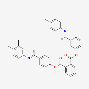 3-{(E)-[(3,4-dimethylphenyl)imino]methyl}phenyl 4-{(E)-[(3,4-dimethylphenyl)imino]methyl}phenyl benzene-1,2-dicarboxylate