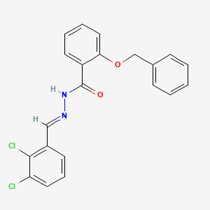 2-(benzyloxy)-N'-[(E)-(2,3-dichlorophenyl)methylidene]benzohydrazide