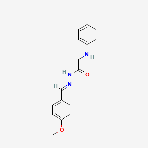 N'-[(E)-(4-Methoxyphenyl)methylidene]-2-[(4-methylphenyl)amino]acetohydrazide