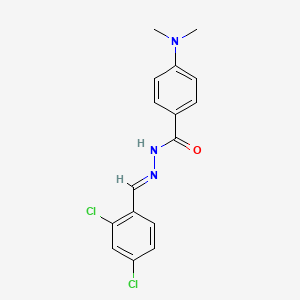 N'-[(E)-(2,4-dichlorophenyl)methylidene]-4-(dimethylamino)benzohydrazide