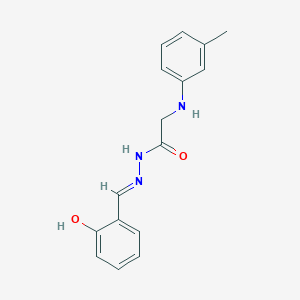 N'-(2-Hydroxybenzylidene)-2-(3-toluidino)acetohydrazide