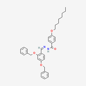 N'-[(Z)-[2,4-Bis(benzyloxy)phenyl]methylidene]-4-(octyloxy)benzohydrazide