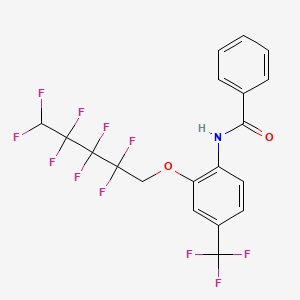 N-{2-[(2,2,3,3,4,4,5,5-octafluoropentyl)oxy]-4-(trifluoromethyl)phenyl}benzamide