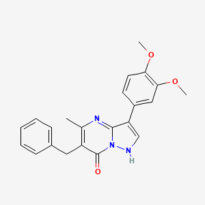 6-benzyl-3-(3,4-dimethoxyphenyl)-5-methylpyrazolo[1,5-a]pyrimidin-7(4H)-one