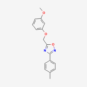 5-[(3-Methoxyphenoxy)methyl]-3-(4-methylphenyl)-1,2,4-oxadiazole