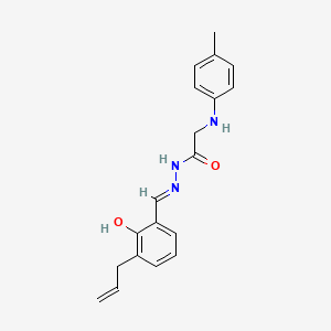 N'-[(E)-[2-Hydroxy-3-(prop-2-EN-1-YL)phenyl]methylidene]-2-[(4-methylphenyl)amino]acetohydrazide