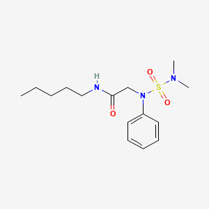 2-[(Dimethylsulfamoyl)(phenyl)amino]-N-pentylacetamide