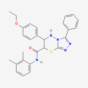 N-(2,3-dimethylphenyl)-6-(4-ethoxyphenyl)-3-phenyl-6,7-dihydro-5H-[1,2,4]triazolo[3,4-b][1,3,4]thiadiazine-7-carboxamide