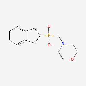 2,3-dihydro-1H-inden-2-yl(morpholin-4-ylmethyl)phosphinate