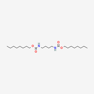 molecular formula C22H44N2O4 B11566531 octyl N-(4-{[(octyloxy)carbonyl]amino}butyl)carbamate 