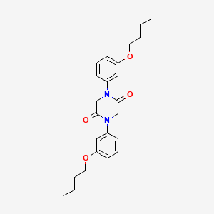 1,4-Bis(3-butoxyphenyl)piperazine-2,5-dione