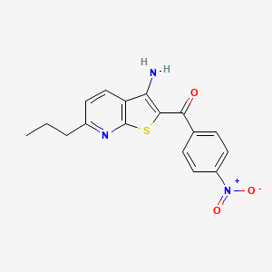 (3-Amino-6-propylthieno[2,3-b]pyridin-2-yl)(4-nitrophenyl)methanone