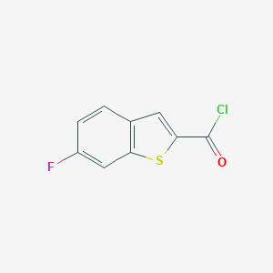 molecular formula C9H4ClFOS B115667 6-Fluoro-1-benzothiophene-2-carbonyl chloride CAS No. 142329-20-2