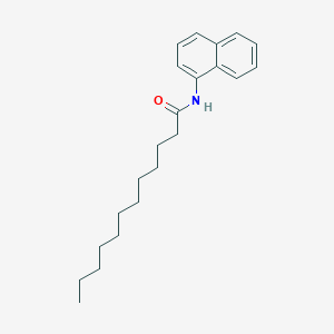 molecular formula C22H31NO B11566725 N-(naphthalen-1-yl)dodecanamide 