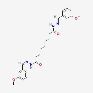 N'~1~-[(E)-(3-methoxyphenyl)methylidene]-N'~9~-[(Z)-(3-methoxyphenyl)methylidene]nonanedihydrazide