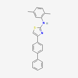 4-(biphenyl-4-yl)-N-(2,5-dimethylphenyl)-1,3-thiazol-2-amine