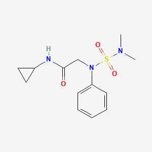 N-cyclopropyl-N~2~-(dimethylsulfamoyl)-N~2~-phenylglycinamide