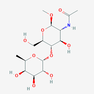 Methyl fucopyranosyl(1-4)-2-acetamido-2-deoxyglucopyranoside