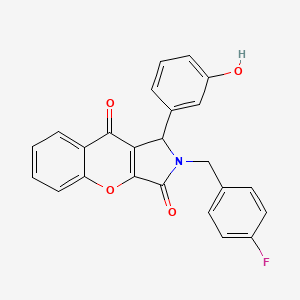 2-(4-Fluorobenzyl)-1-(3-hydroxyphenyl)-1,2-dihydrochromeno[2,3-c]pyrrole-3,9-dione