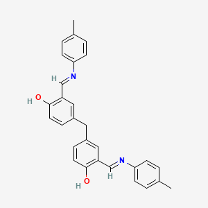 4,4'-methanediylbis(2-{(E)-[(4-methylphenyl)imino]methyl}phenol)