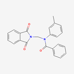 N-(1,3-Dioxo-1,3-dihydro-isoindol-2-ylmethyl)-N-m-tolyl-benzamide