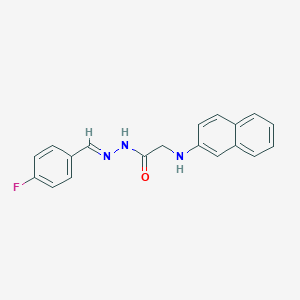 N'-[(E)-(4-Fluorophenyl)methylidene]-2-[(naphthalen-2-YL)amino]acetohydrazide