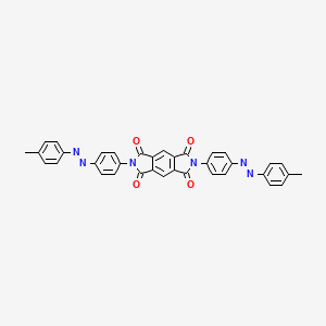 2,6-bis{4-[(E)-(4-methylphenyl)diazenyl]phenyl}pyrrolo[3,4-f]isoindole-1,3,5,7(2H,6H)-tetrone