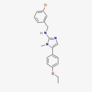 N-(3-bromobenzyl)-5-(4-ethoxyphenyl)-1-methyl-1H-imidazol-2-amine