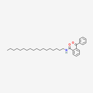 molecular formula C32H47NO2 B11567420 2-benzoyl-N-octadecylbenzamide 