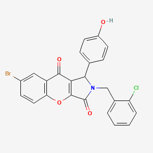 7-Bromo-2-(2-chlorobenzyl)-1-(4-hydroxyphenyl)-1,2-dihydrochromeno[2,3-c]pyrrole-3,9-dione