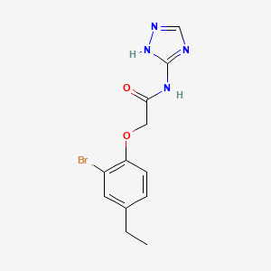 2-(2-bromo-4-ethylphenoxy)-N-(4H-1,2,4-triazol-3-yl)acetamide