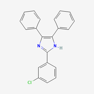 2-(3-chlorophenyl)-4,5-diphenyl-1H-imidazole