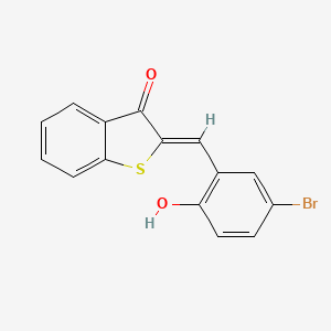 (2Z)-2-(5-bromo-2-hydroxybenzylidene)-1-benzothiophen-3(2H)-one