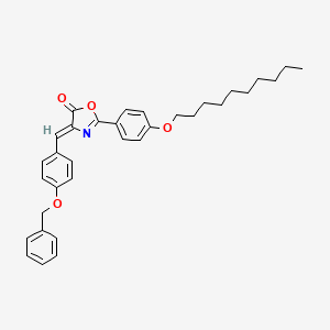 (4Z)-4-[4-(benzyloxy)benzylidene]-2-[4-(decyloxy)phenyl]-1,3-oxazol-5(4H)-one