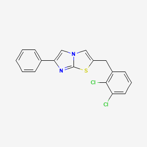 2-[(2,3-Dichlorophenyl)methyl]-6-phenylimidazo[2,1-b][1,3]thiazole