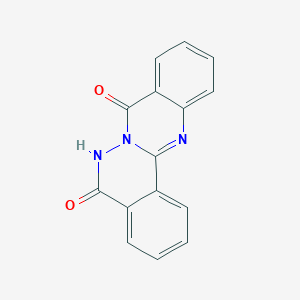 molecular formula C15H9N3O2 B11567721 6H-phthalazino[1,2-b]quinazoline-5,8-dione 