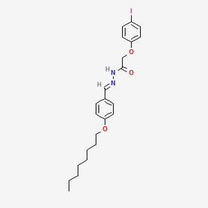 2-(4-Iodophenoxy)-N'-[(E)-[4-(octyloxy)phenyl]methylidene]acetohydrazide