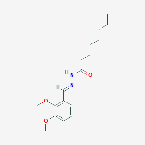 N'-[(E)-(2,3-dimethoxyphenyl)methylidene]octanehydrazide