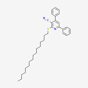 2-(Hexadecylsulfanyl)-4,6-diphenylpyridine-3-carbonitrile