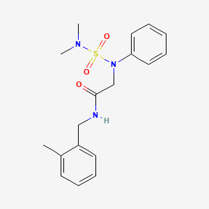 N~2~-(dimethylsulfamoyl)-N-(2-methylbenzyl)-N~2~-phenylglycinamide