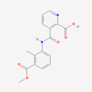 3-{[3-(Methoxycarbonyl)-2-methylphenyl]carbamoyl}pyridine-2-carboxylic acid